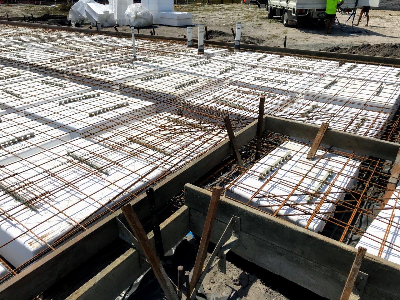 waffle pods for concrete slabs
