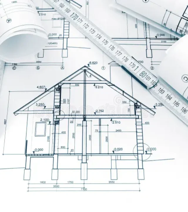 rolls-technical-drawings-plans-blueprints-house-construction-93201541.webp